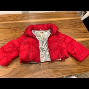 Cropped Prada ski jacket